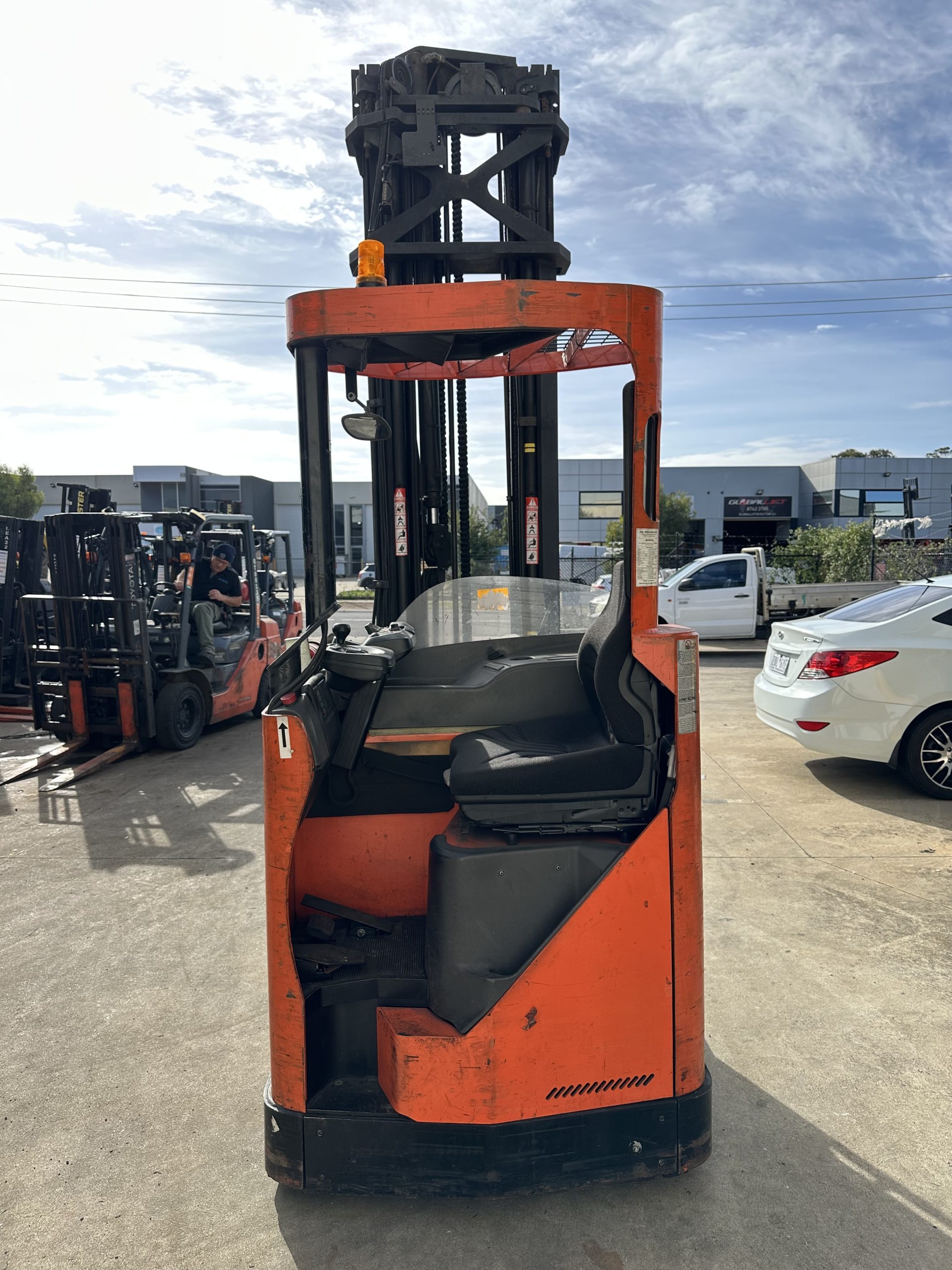 2013 BT Reach Forklift – 1.6T Capacity – 7.5m Lift – Side Shift