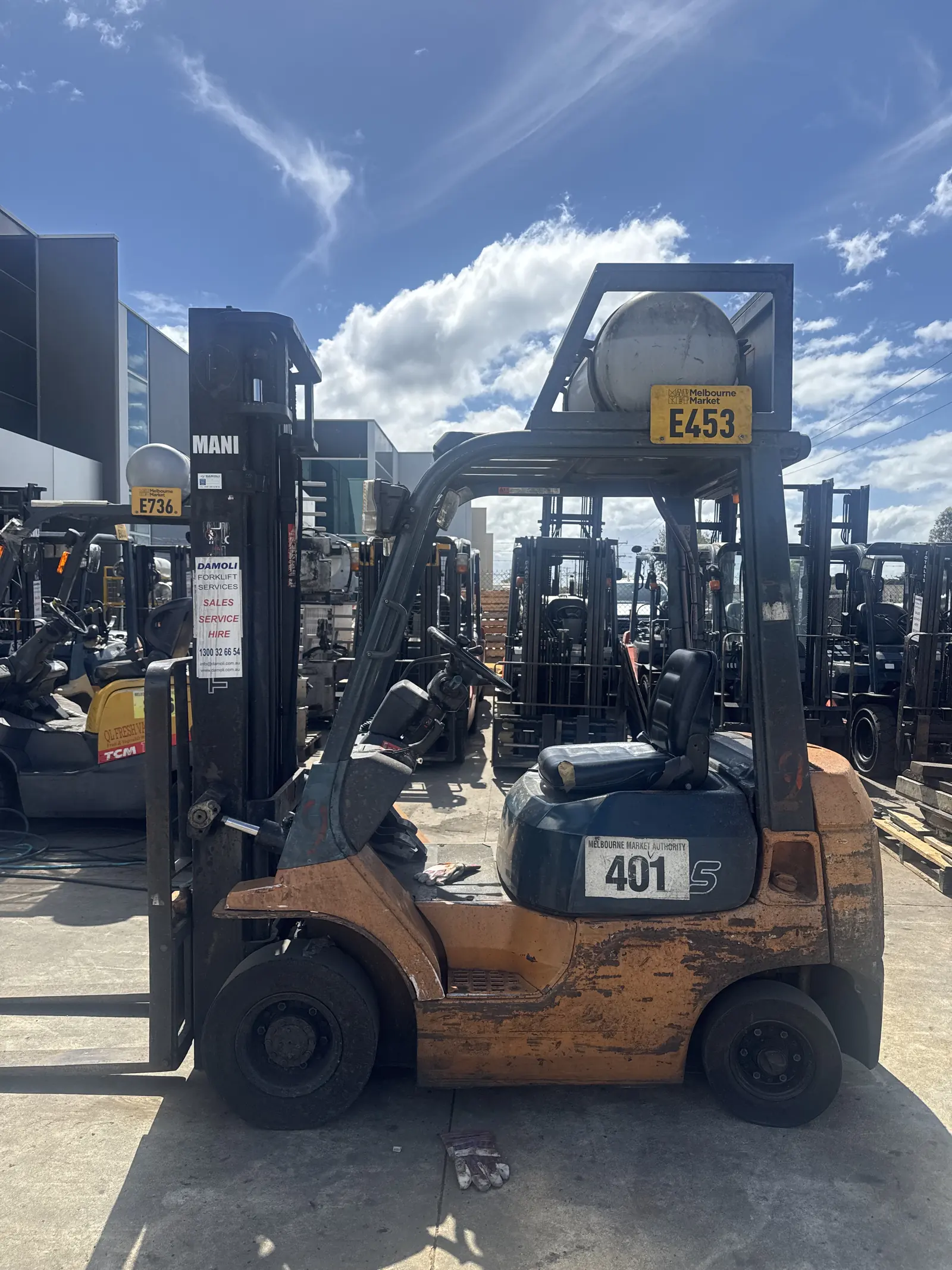 1999 Toyota 7FG15 1.5T LPG Forklift – 3.7m Standard Mast