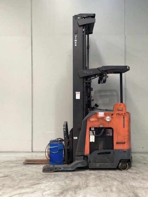 Used 2013 Raymond 750-R45TT 2.0 tonne electric reach truck with standard mast, stock RR2112