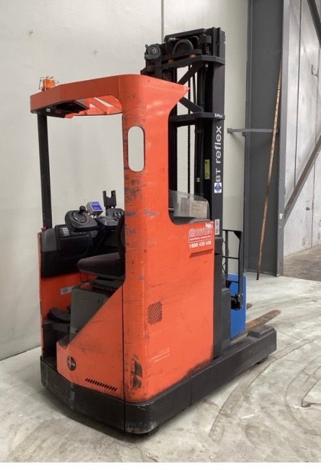 Used 2018 BT RRE160M 1.6 tonne electric reach truck with standard mast, stock RR2128, photo 3