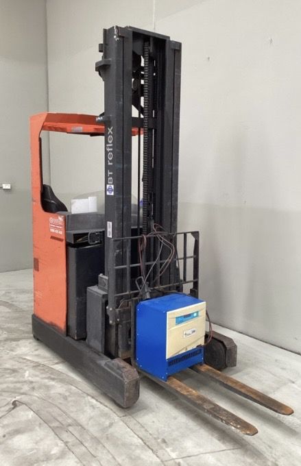 Used 2018 BT RRE160M 1.6 tonne electric reach truck with standard mast, stock RR2128, photo 4