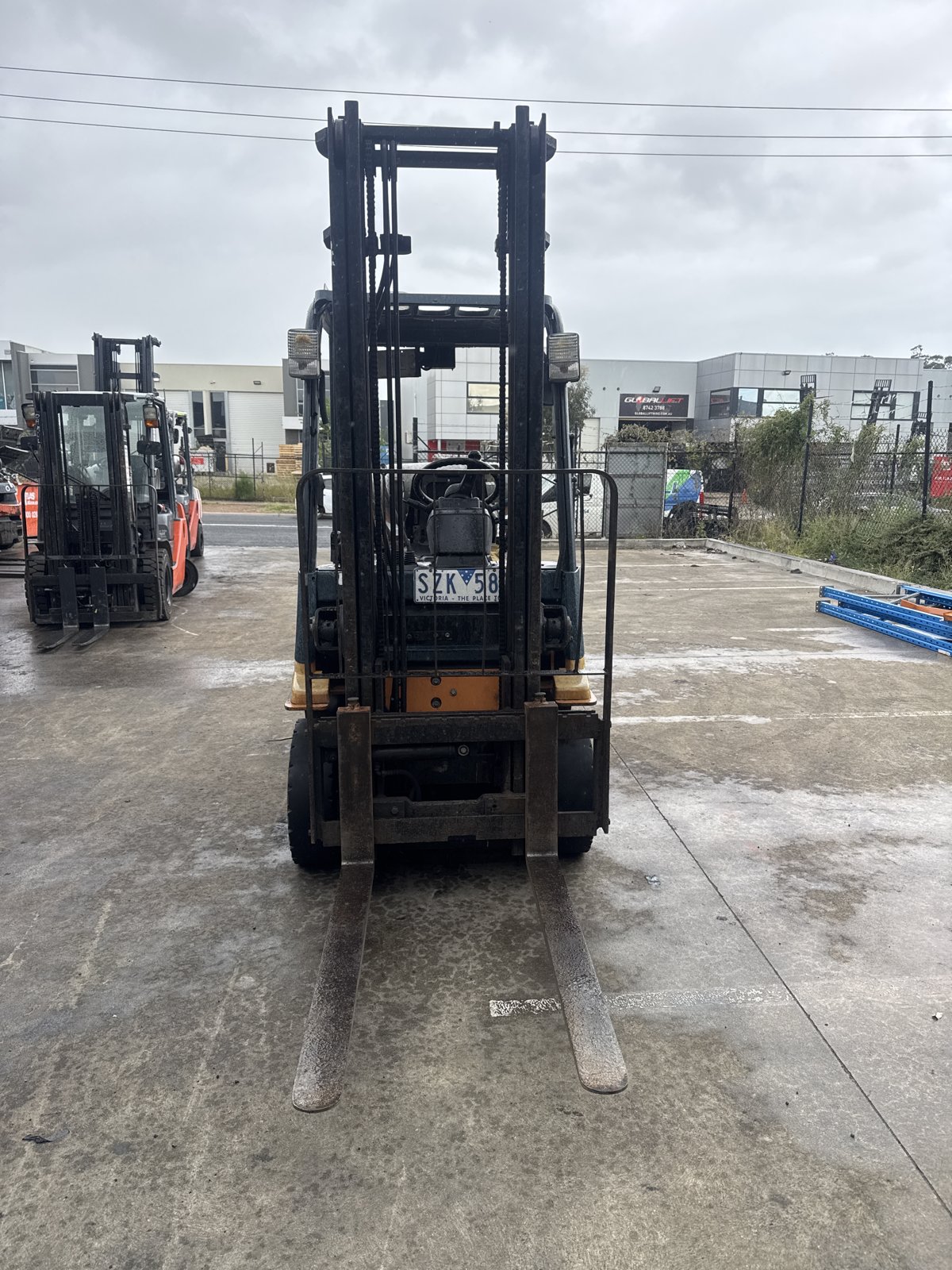 2002 Toyota 7FG18 1.8T LPG Forklift – 3.7m Standard Mast, Side Shift