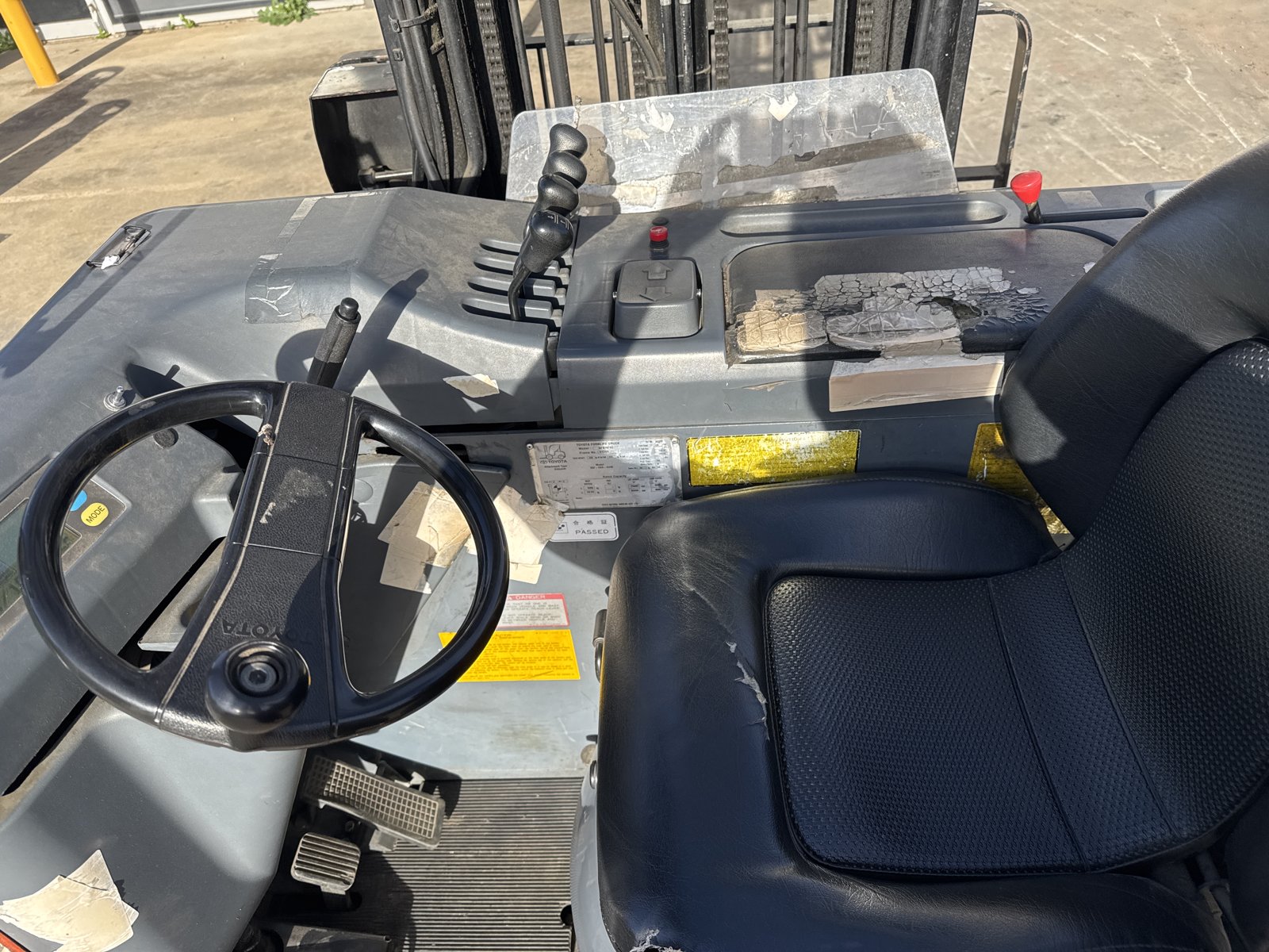 2008 Toyota 6FBRE12 1.2T Electric Reach Truck – 7.5m Standard Mast, Side Shift